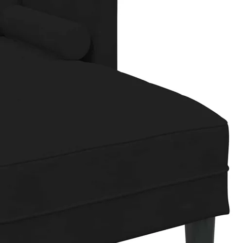 Kanapé Szett 2 pcs Fekete 173 x 131 x 67 cm Bársony