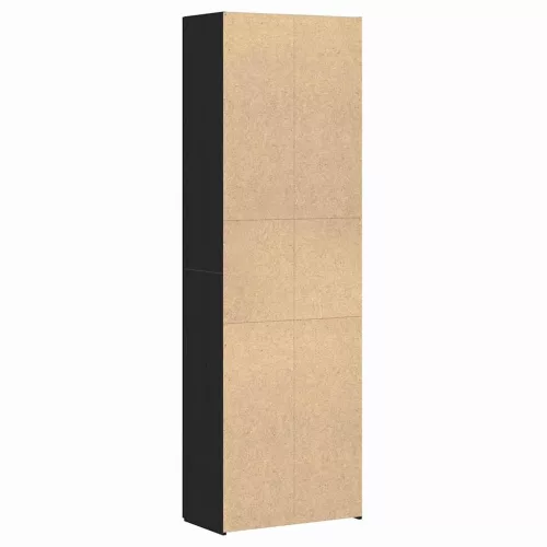 Irodai szekrény polcokkal Musta tammi 60 x 32 x 190 Faanyag