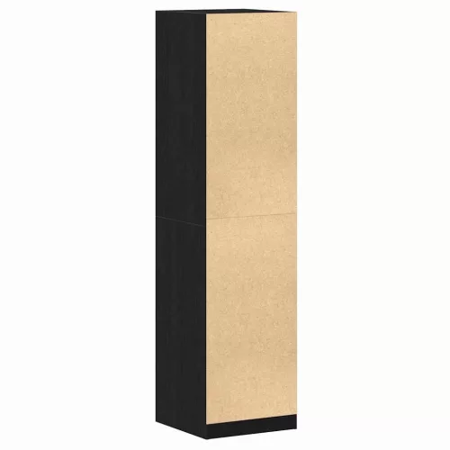 Ruhásszekrény fiókkal Musta tammi 50 x 50 x 200 cm Faanyag