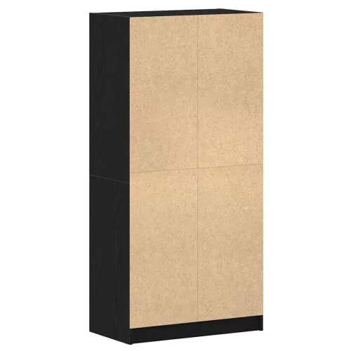 Magasfiú Fekete 68 x 37 x 142 cm Faanyag