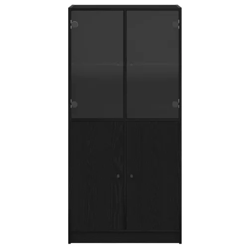 Magasfiú Fekete 68 x 37 x 142 cm Faanyag