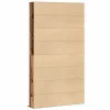 CD szekrény polcokkal Régi fa 101 x 23 x 177.5 cm Faanyag