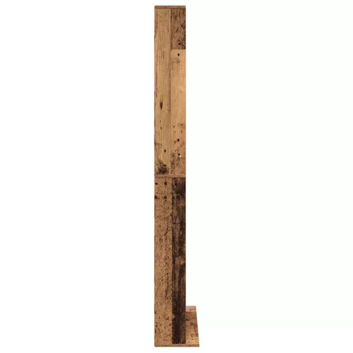 CD szekrény polcokkal Régi fa 101 x 23 x 177.5 cm Faanyag