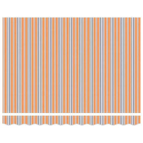 Behúzható napellenző Tarka csíkos 250x200 cm szövet
