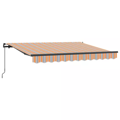 Behúzható napellenző Tarka csíkos 250 x 200 cm
