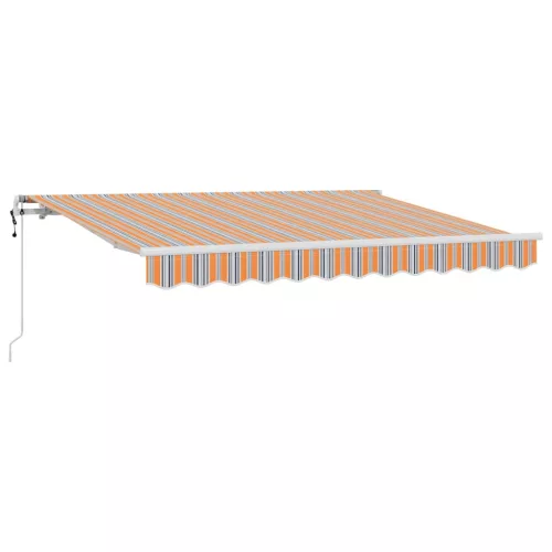 Behúzható napellenző Tarka csíkos 250 x 200 cm