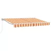 Behúzható napellenző Tarka csíkos 350x200 cm szövet