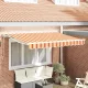 Behúzható napellenző Tarka csíkos 350x200 cm szövet