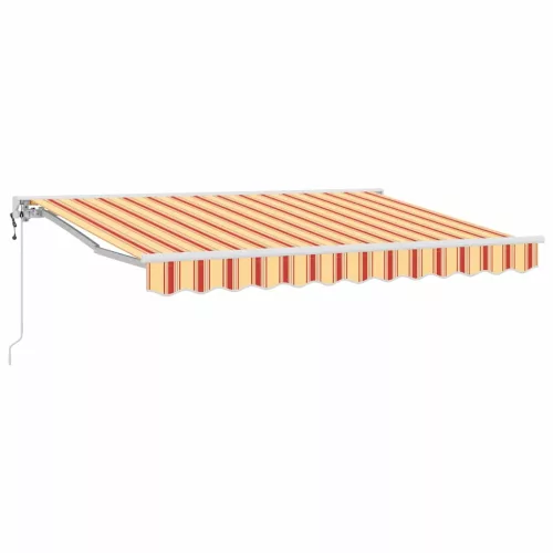 Behúzható napellenző Tarka csíkos 350x200 cm szövet