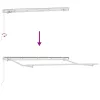 Behúzható napellenző Sokszínű 350 x 200 cm Pamut és Alumínium