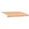 Behúzható napellenző Sokszínű 350 x 200 cm Pamut és Alumínium