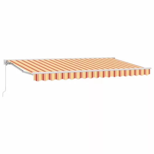 Behúzható napellenző Tarka csíkos 400x200 cm szövet