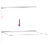Behúzható napellenző Tarka csíkos 400x200 cm szövet