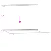 Behúzható napellenző Sokszínű 400 x 200 cm Pamut és Alumínium
