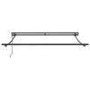 Behúzható napellenző Kék és fehér 300 x 250 cm szövet