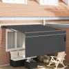 Behúzható napellenző Szürke és antracit 300 x 250 cm