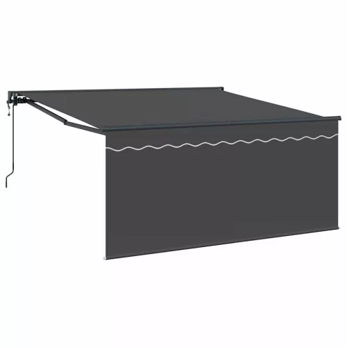 Behúzható napellenző Szürke és antracit 300 x 250 cm