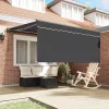 Behúzható napellenző Szürke és antracit 300 x 250 cm