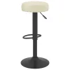 2 db krémszínű bársony bárszék