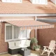 Behúzható napellenző Sokszínű 300 x 250 cm szövet