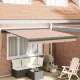 Behúzható napellenző Sokszínű 300 x 250 cm Szövet és Fém