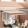 Behúzható napellenző Sokszínű 300 x 250 cm Szövet, Fém