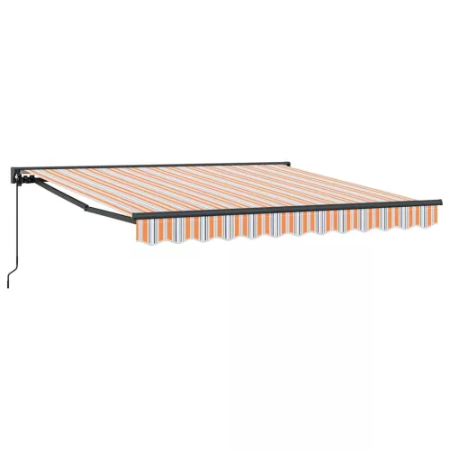Behúzható napellenző Tarka csíkos 300x250 cm szövet