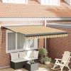 Behúzható napellenző Sokszínű 300 x 250 cm Szövet, Fém