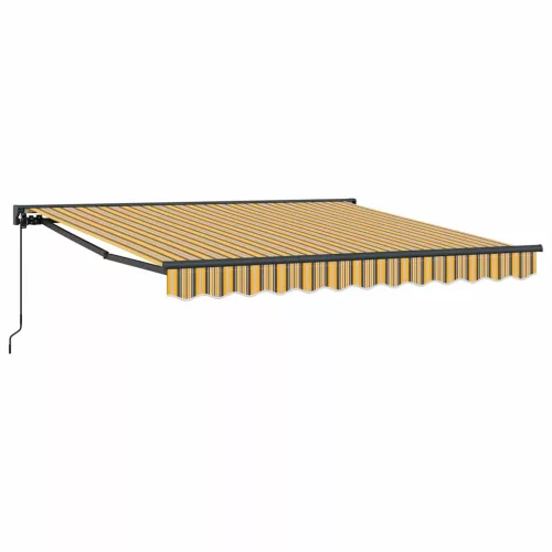 Behúzható napellenző Tarka csíkos 300x250 cm szövet