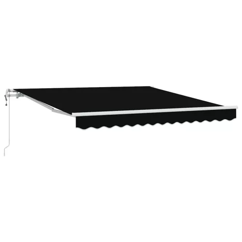 Behúzható napellenző 300 x 250 cm Fekete