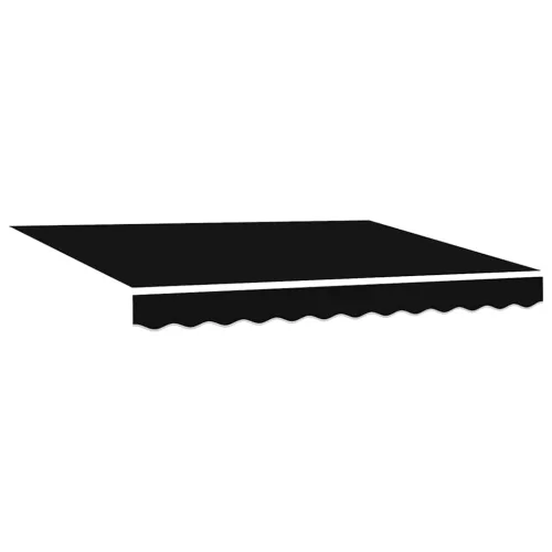Behúzható napellenző Fekete 300x250 cm szövet