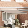 Behúzható napellenző Bézs 300x250 cm szövet