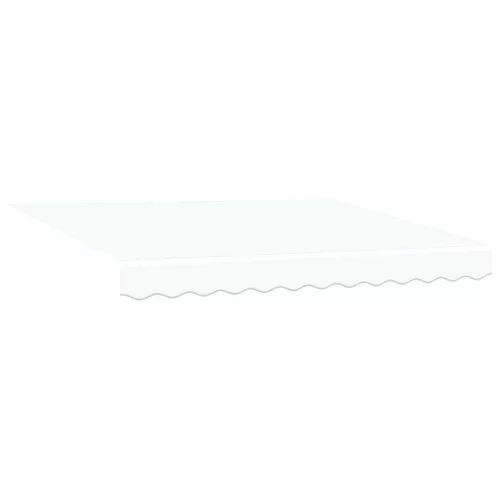 Behúzható napellenző Fehér 300 x 250 cm Szövet, Fém