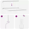 Behúzható napellenző Fehér 300 x 250 cm Szövet, Fém