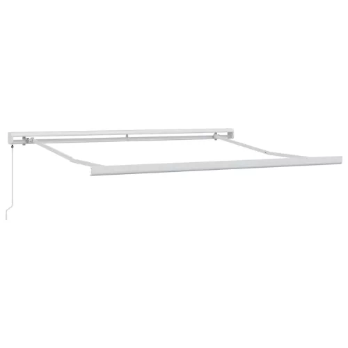 Behúzható napellenző Zöld és Sárga 300 x 250 cm Szövet és Fém