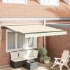 Behúzható napellenző Krém 350x250 cm szövet