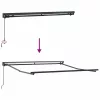 Behúzható napellenző Krém 350x250 cm szövet