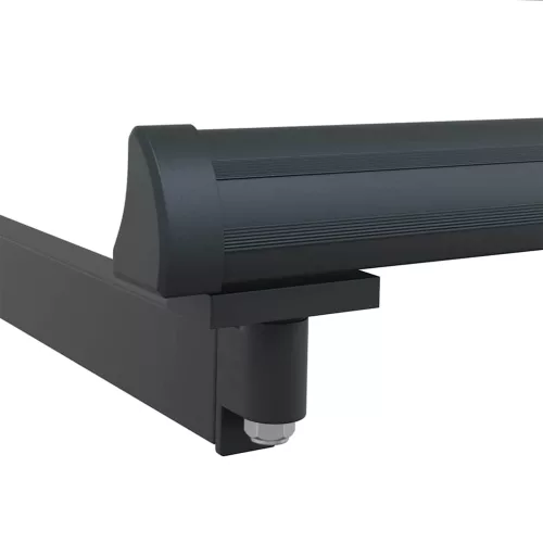 Behúzható napellenző 350 x 250 cm narancssárga és barna