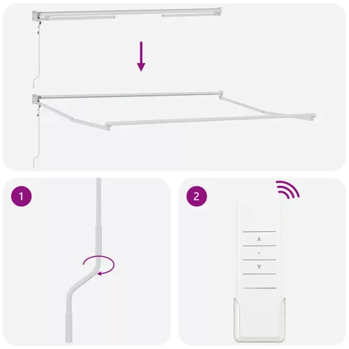Behúzható napellenző Piros és fehér 350 x 250 cm szövet