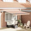 Behúzható napellenző Sokszínű 350 x 250 cm szövet