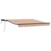 Behúzható napellenző Sokszínű 350 x 250 cm szövet