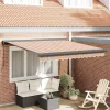 Behúzható napellenző Sokszínű 350 x 250 cm Szövet és Fém