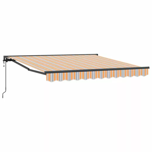 Behúzható napellenző Tarka csíkos 350x250 cm szövet