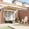 Behúzható napellenző Sokszínű 350 x 250 cm Szövet és Fém