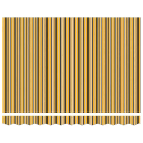 Behúzható napellenző Sokszínű 350 x 250 cm Szövet, Fém