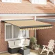 Behúzható napellenző Sokszínű 350 x 250 cm Szövet és Fém