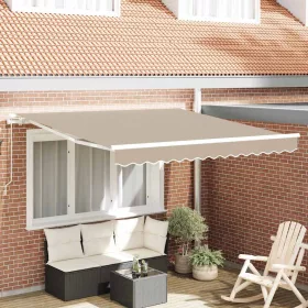 Behúzható napellenző Bézs 350 x 250 cm szövet