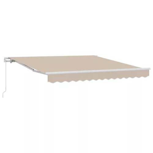 Behúzható napellenző Bézs 350 x 250 cm szövet