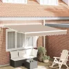 Behúzható napellenző 350 x 250 cm Bézs