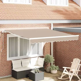 Behúzható napellenző 350 x 250 cm Bézs